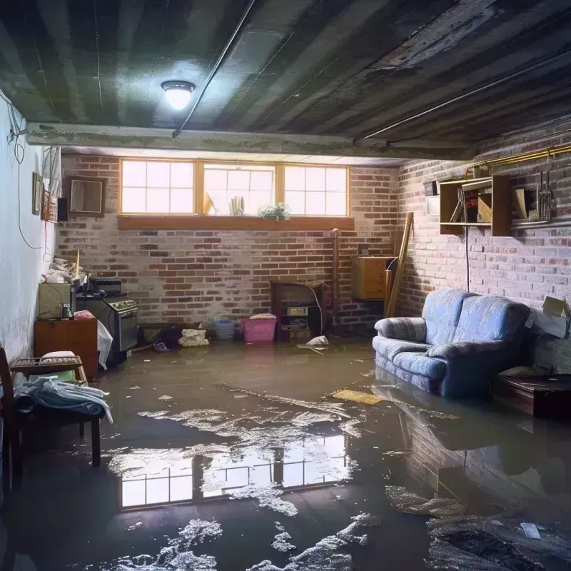 Flooded Basement Cleanup in New Paris, OH